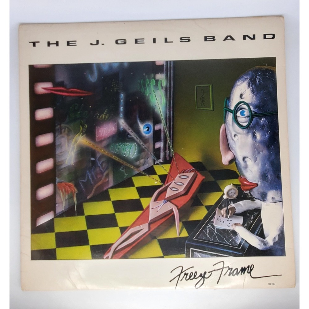 The J. Geils Band "Freeze Frame" Vinyl‎ Record 1981